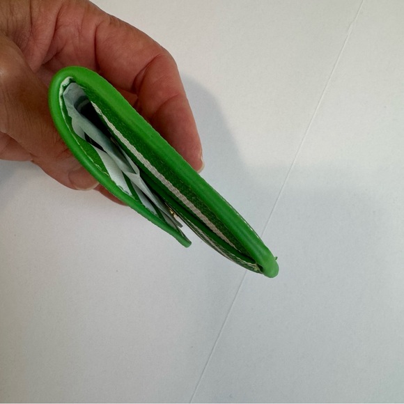 Kate Spade New York x Target Striped Envelope Card Case Green White - Picture 9 of 12